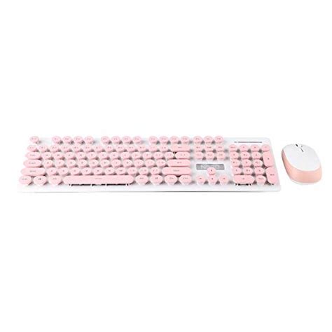 Yoidesu Wireless Keyboard And Mouse Combo N520 2 4GHz Retro Wireless