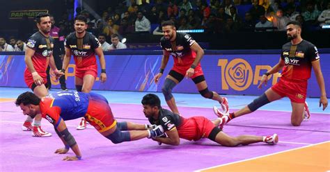 Pro Kabaddi League Yoddhas Begin Home Leg With Tight Win Over Bulls