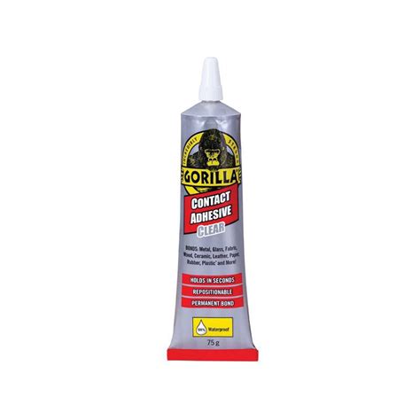 Gorilla Glue Gorilla Contact Adhesive Clear 75g Bm Steel