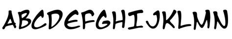 Manga Temple Free Font What Font Is