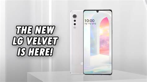 Lg Velvet Official First Look And Specifications Youtube