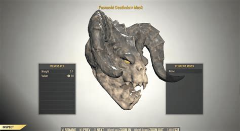 Deathclaw Mask Fasnacht Rare Reward Fallout 76 Pc Buy Fallout 76