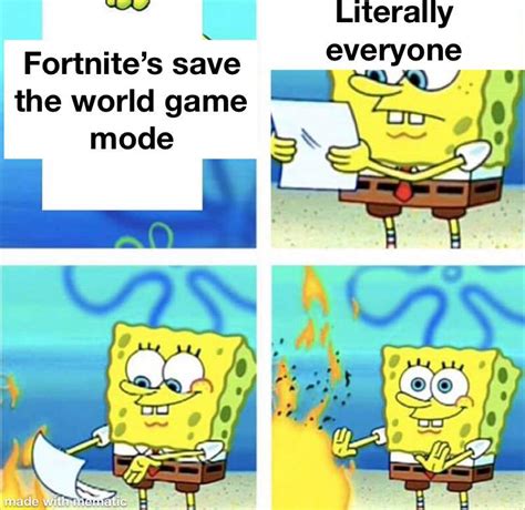 Fortnite Skins Spongebob Meme