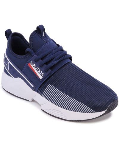 Blue Nautica Sneakers For Men Lyst