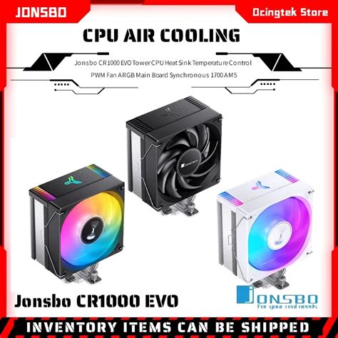 JONSBO CR1000 EVO Air Cooled CPU Heat Sink 4 Heat Pipe Tower CPU Cooler