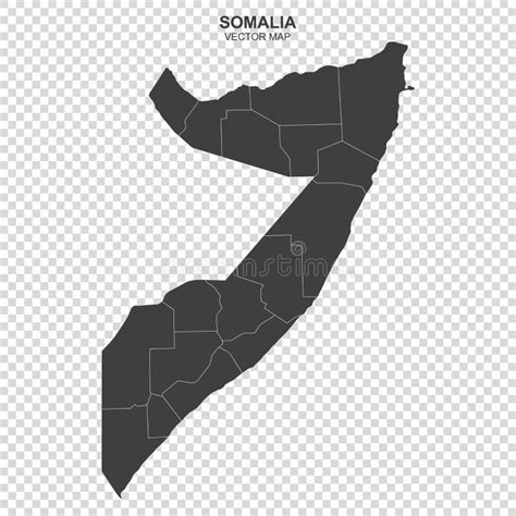 Map Of Somalia Stock Vector Illustration Of Border City 8933857