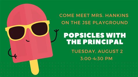 Popsicles With The Principal John Simatovich Elementary School