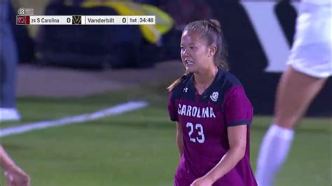 24 South Carolina Vs Vanderbilt Ncaa Women Soccer Oct 142022 Youtube