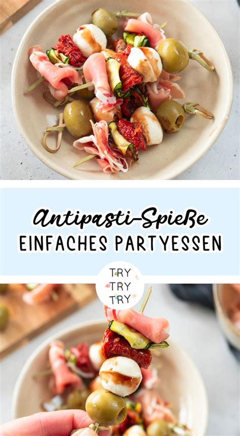 antipasti spieße kalt antipasti spieße mit tortellini antipasti