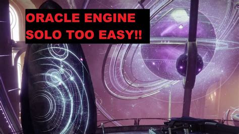 Destiny 2 The Oracle Engine Mission Solo Easy Youtube