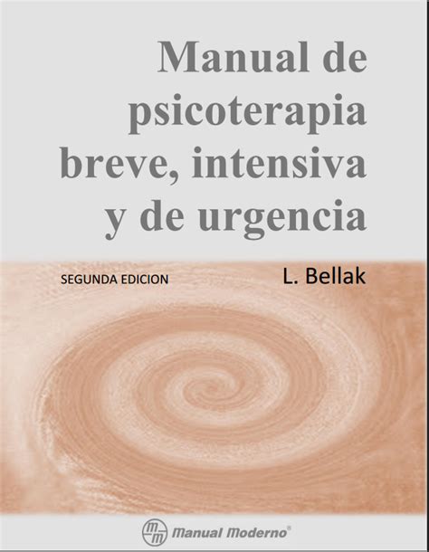 Manual De Psicoterapia Breve Intensiva Y De Urgencia PDF Descargar