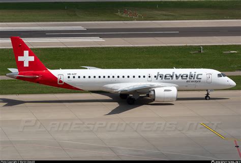 HB AZF Helvetic Airways Embraer E190 E2 ERJ 190 300 STD Photo By