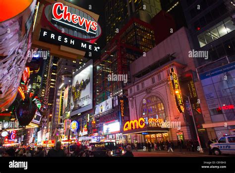 Chevys Fresh Mex Restaurant On 42nd Street In Times Square In New York