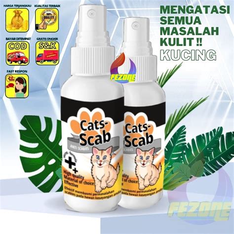 Jual Scab Cats Obat Anti Jamur Kucing Infeksi Kulit Scabies Cat Ampuh