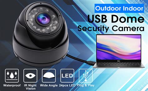 Elp Megapixel Day Night Vision Indoor Outdoor Cctv Usb Dome Housing