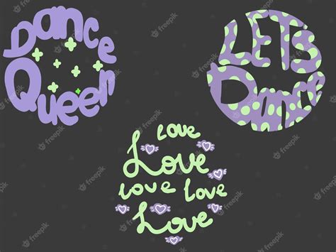 Premium Vector Groovy Text 90s Style Background