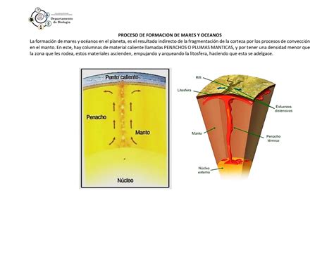 Clase 4 Proceso De Formacion De Mares Y Oceanos PROCESO DE FORMACION