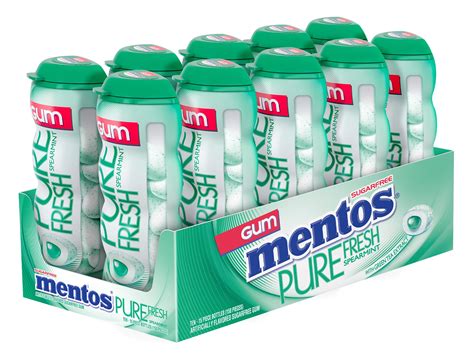 Amazon Mentos Pure Fresh Sugar Free Chewing Gum With Xylitol