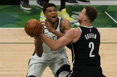 Giannis Bucks Beat Nets Again Inquirer Sports