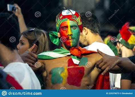 During Video Translation Of The Football Match Portugal France Final