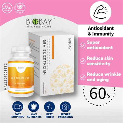 Biobay Sea Buckthorn With Sea Buckthorn Berry Oil And Seed Oil Omega 3