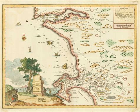 18th Century Italian Map Of The Cape Of Good Hope Altea Gallery