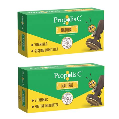 Pachet Propolis C Natural Comprimate Fiterman Farmacia Tei