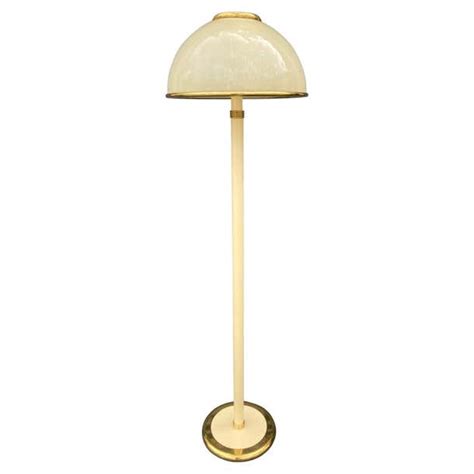 F Fabbian Floor Lamp Murano Glass And Brass Italy For Sale At