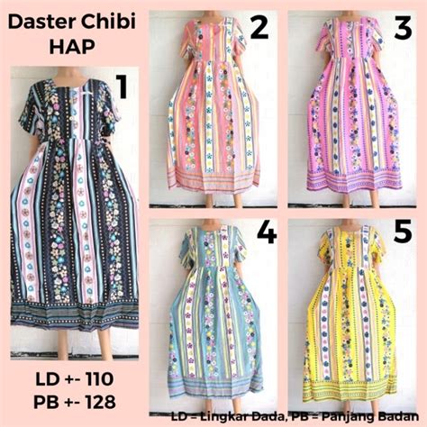 Jual Daster Chibi Lengan Hap Pastel Motif Modern Busui Friendly Swur