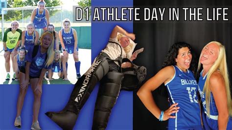 Day In The Life D1 College Athlete Youtube