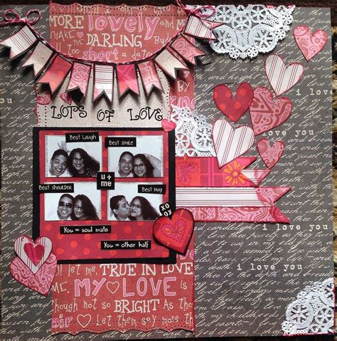 Ide 22 Love Scrapbook Page Ideas