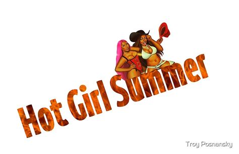 Hot Girl Summer Megan Thee Stallion By Troy Posnansky Redbubble