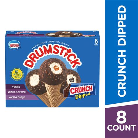 Drumstick Crunch Dipped Ice Cream Cones Variety Pack Ct Delivery Or