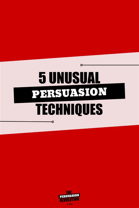 Persuasion Techniques- Infographic