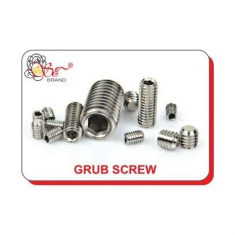 Industrial Stainless Steel Grub Screw Size Mm To Mm At Rs Piece