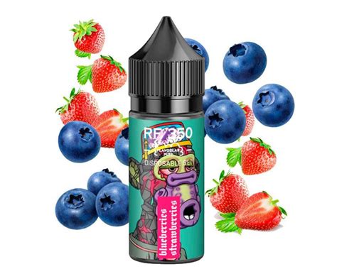 Сольова рідина Flavorlab Rf 350 Blueberries Strawberries 50 мг 30 мл