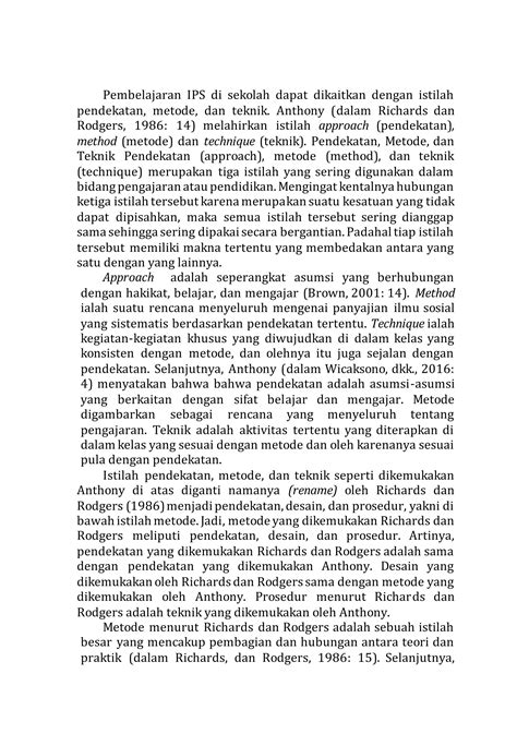 Materi Untuk Buku Pembelajaran Ips Di Sd Pdf