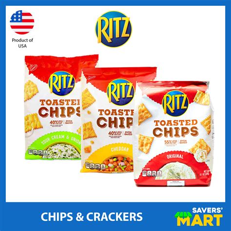 Nabisco Ritz Toasted Chips G Original Cheddar Sour Cream