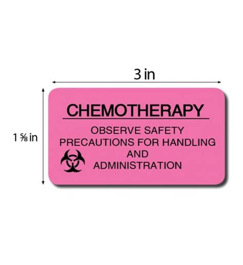 Chemotherapy Warning Label