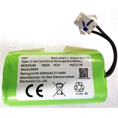 14 4V 37 44Wh New PA04 Original Lithium Battery For ECOVACS DN620 DN621