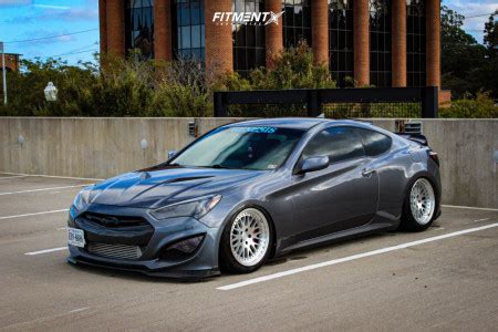 Hyundai Genesis Coupe Wheel Offset Flush Air Suspension