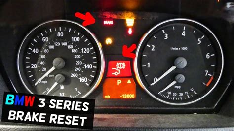 How To Reset Brake Service On Bmw E90 E91 E92 E93 Youtube