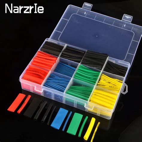 Pcs Pcs Heat Shrink Tubing Tube Wire Insulation Sleeving Kit Car