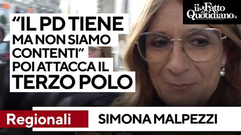 Regionali Simona Malpezzi Non Siamo Contenti Ma Il Pd Tiene E