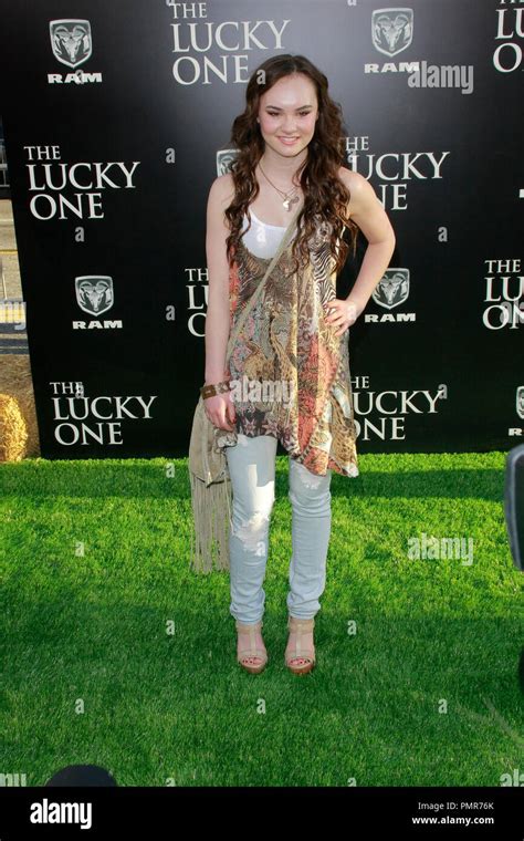 Madeline Carroll At The World Premiere Of Warner Bros Picturess The Lucky One Arrivals Held