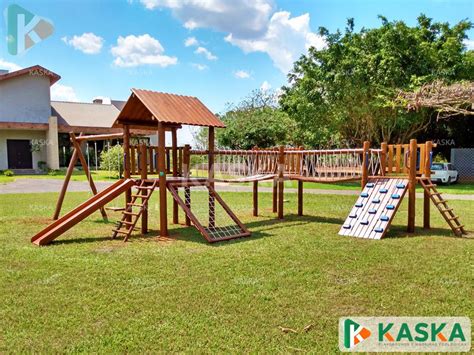 Playground De Madeira Em Campinas Kaska