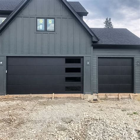 Custom Skyline Flush Garage Doors For Contemporary Homes