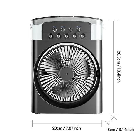 Usmixi Leave In Conditioner Usb Five Hole Spray Humidification Refrigeration Pneumatic Cooler