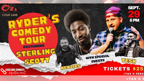 Comedians Coming To Cold Lake On Ryders Comedy Tour Lakeland Connect