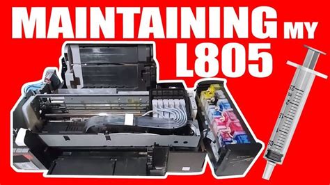 MAINTENANCE MANUAL CLEANING EPSON L805 | Epson, Maintenance, Cleaning